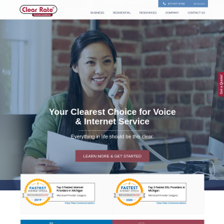 Clear Rate Communications  website