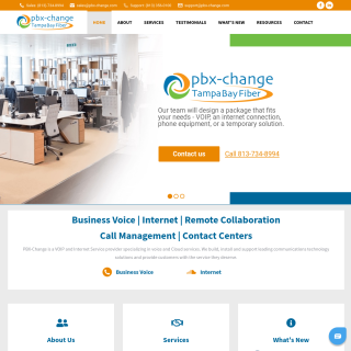  PBX-Change  aka (TampaBay DSL Inc)  website