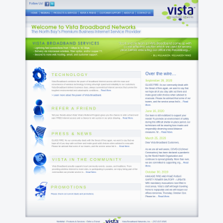  Vista Broadband Networks, Inc  website