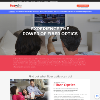 Hotwire Communications  website