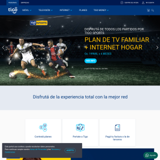 TIGO PY  website