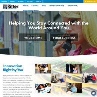 Ritter Communications  website