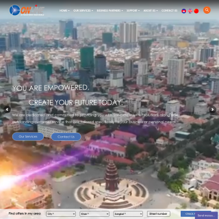Cogetel Online, Cambodia, ISP  website