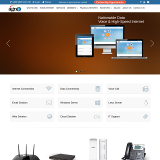 Agni Systems Limited  website