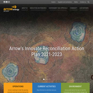 Arrow Energy Limited  website