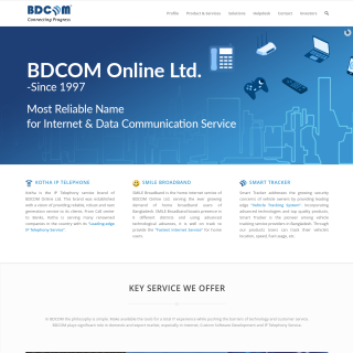 BDCOM Online  website