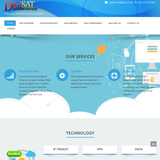 Digital Satellite Indonesia  website