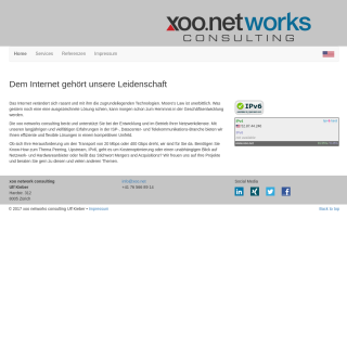  xoo networks consulting  website