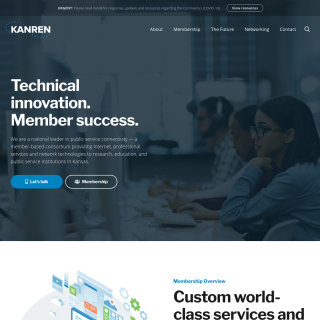  KanREN  aka (Kansas Research and Education Network)  website