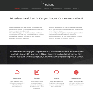  Netzhaus AG  website