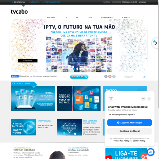  TVCabo Mozambique  aka (TVCABO - Comunicações e Multimédia Lda)  website