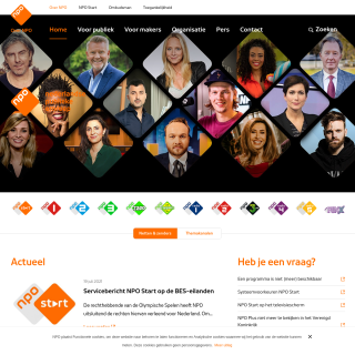  NPO (Nederlandse Publieke Omroep)  website