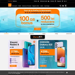 Orange Moldova  website