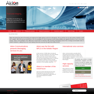Akton  website