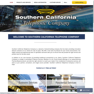  Wholesale Air-time  aka (Southern California Telephone Company)  website