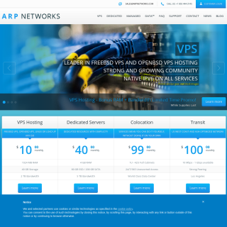 ARP Networks, Inc.  website