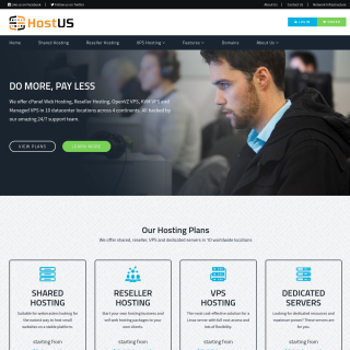  HostUS Solutions LLC  aka (HostUS)  website