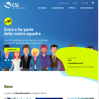CSI Piemonte  website