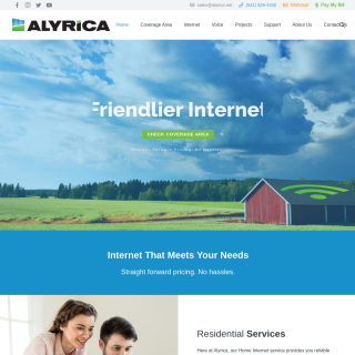 Alyrica Networks  website