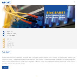  SANET  aka (Slovak Academic Network)  website
