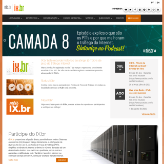  NIC.br - IX.br (PTT.br) MLPA Route Servers  website