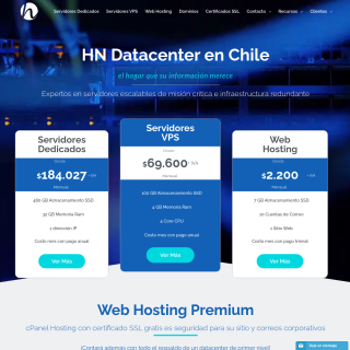 Servicios Informáticos Hostname  website