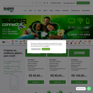  SUPER CONNECT TELECOM  aka (Provedor Super Connect)  website