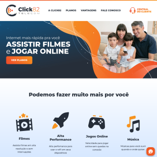  CLICK82 SERVICOS DE COMUNICACAO  aka (Click82 Telecom)  website