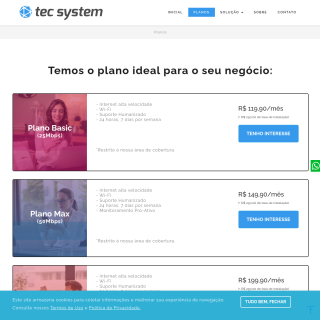 Tec System Sistemas Eletronicos  website