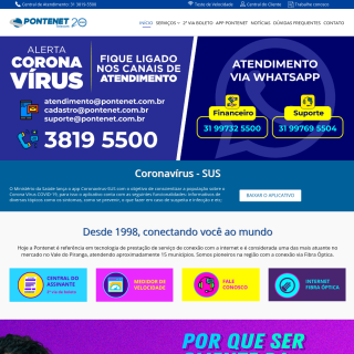 Pontenet Teleinformática  website