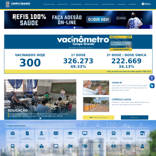 Prefeitura Municipal de Campo Grande  website