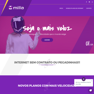 BIA PADUA INTERNET aka (MILLA INTERNET) website