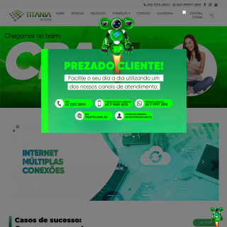 Titania Telecom  website