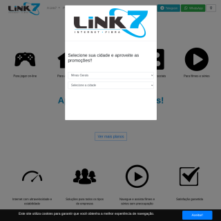  Link Sete Servicos de Internet e Redes  aka (Link7 Internet)  website