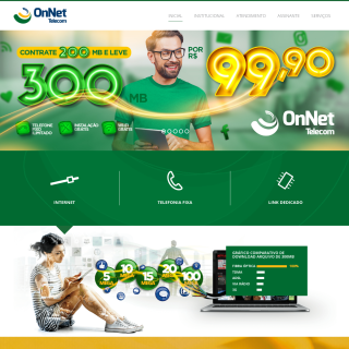 OnNet Telecomunicacoes  website