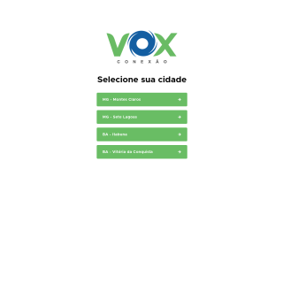 UWBR VOX Telecomunicações  website