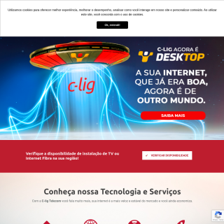 C-LIGUE TELECOMUNICAÇOES  website