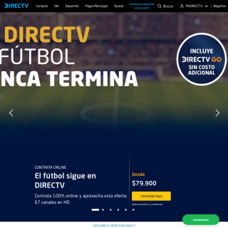 DIRECTV COLOMBIA aka (Directv Internet) website