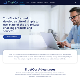 TrustCor Systems  website