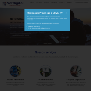  NETDIGITAL TELECOMUNICACOES  aka (Netdigital Cambé)  website