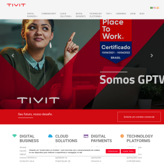 TIVIT Hosting Services  website