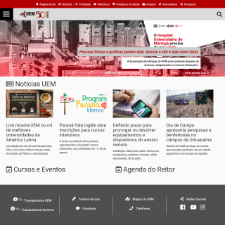  Universidade Estadual de Maringá - UEM  aka (UEM)  website