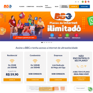 BBG Telecom  website