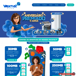  VEXNET TELECOM INFORMÁTICA LTDA  aka (Vexnet)  website