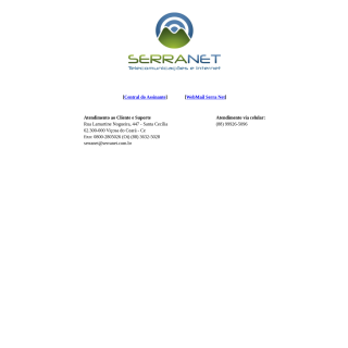  Serra Net Telecomunicações e Internet LTDA. - ME  aka (SERRA NET)  website