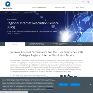 VeriSign Global Registry Services  website
