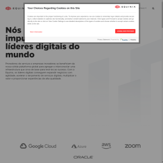 Equinix Managed Services Brazil  website