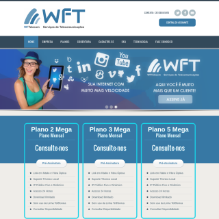  WF -TELECOM SERVIOS DE TELECOMUNICAOES EIRELE ME  aka (WFTelecom)  website