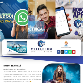 V1 Telecomunicacoes e Informatica LTDA - ME  website
