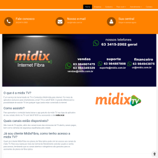  MIDIX TECNOLOGIA  aka (Midix Internet de Qualidade)  website
